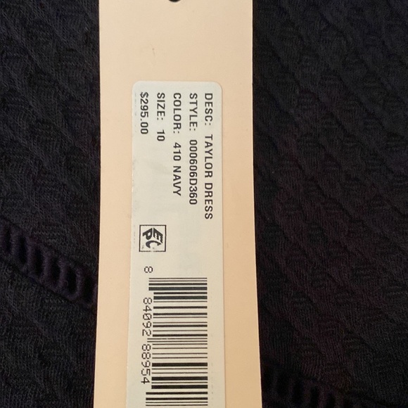 NWT Rebecca Taylor Navy Dress - Picture 2 of 9